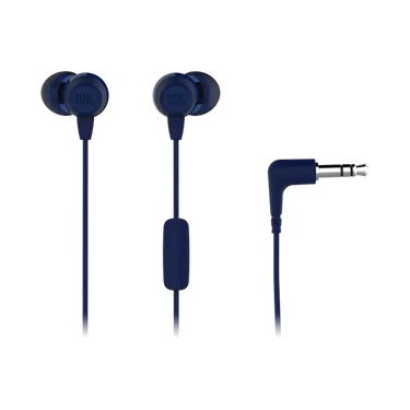 JBL C50HI in-ear Earphones 3.5mm connector Jack - Blue